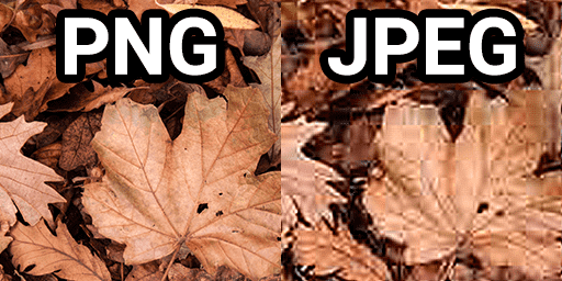 PNG vs JPEG