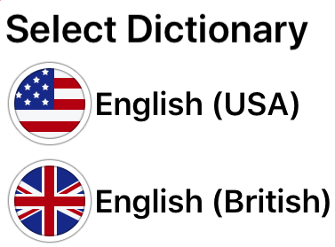 Selection Dictionary