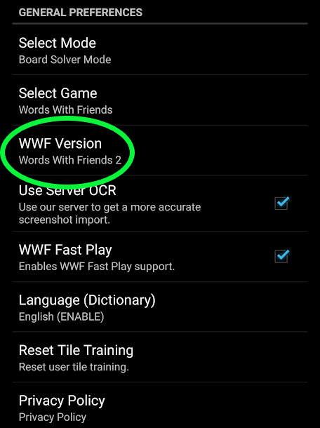 Android Wordbreaker WWF Version