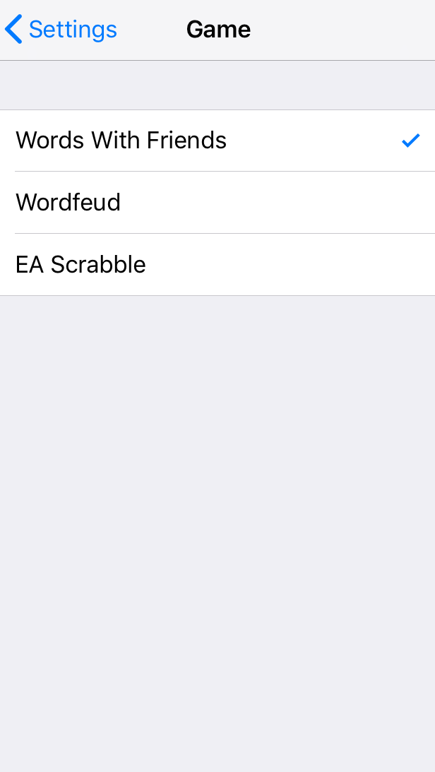 iOS Wordbreaker Game