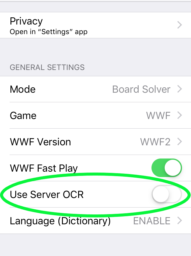 iOS Wordbreaker Server OCR
