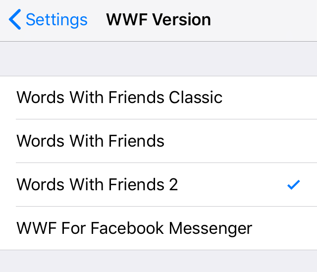 iOS Wordbreaker WWF Version